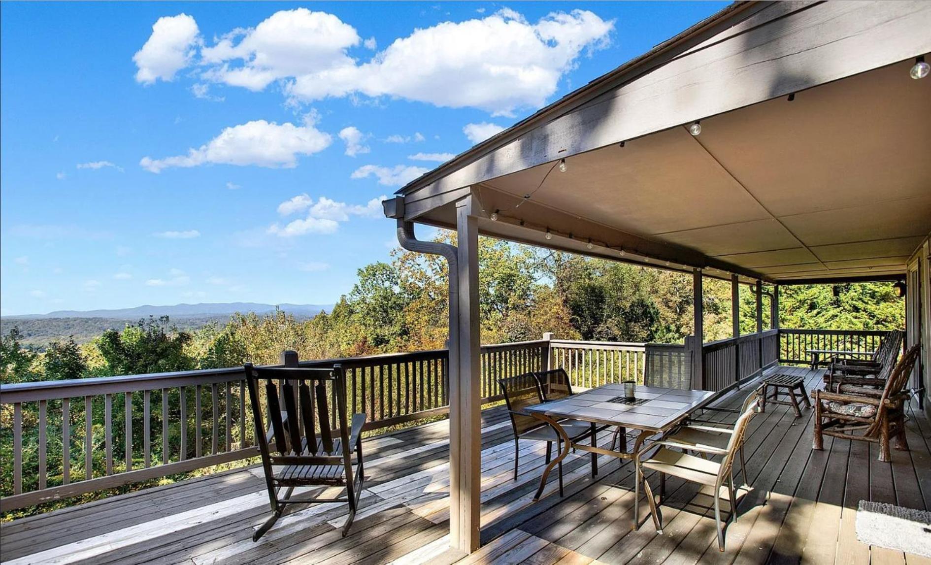 Birds Eye Cabin - Sunset & Starry Retreat Pet Friendly W Private Hottub, Fire Pit And Game Room Ellijay Bagian luar foto